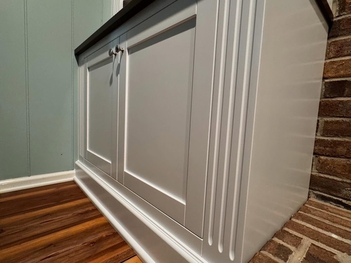 Details of custom cabinetry